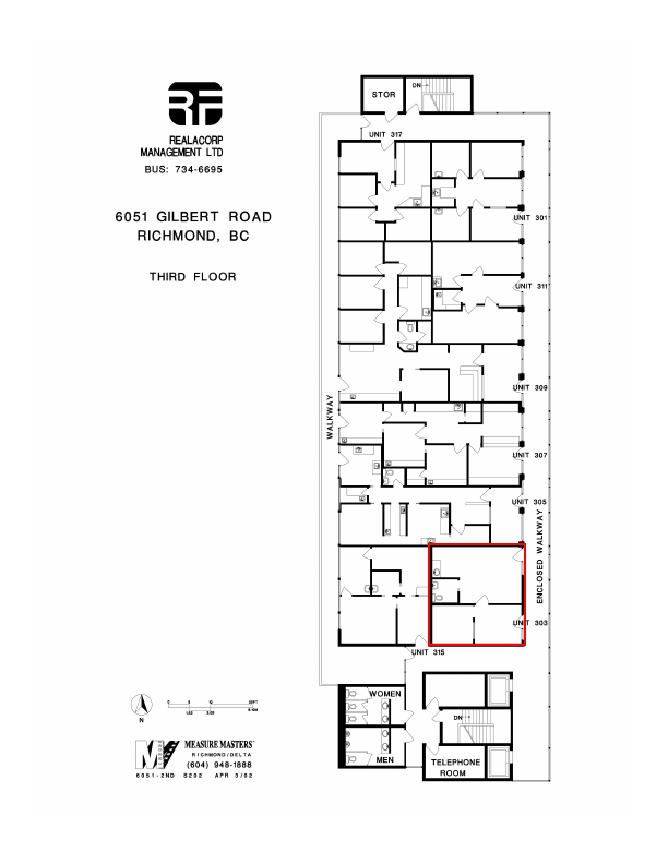 303 - 6051 Gilbert Rd, Richmond, BC floorplan