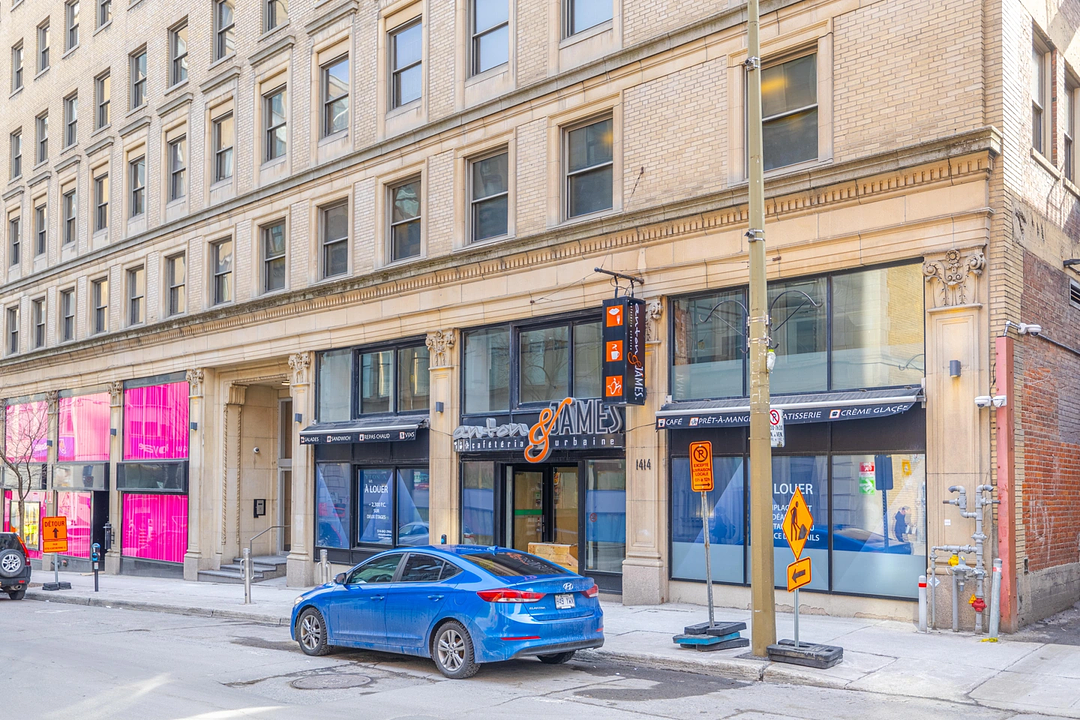1414 Stanley Ground Floor Retail - 409-1410 Rue Stanley, Montréal, QC