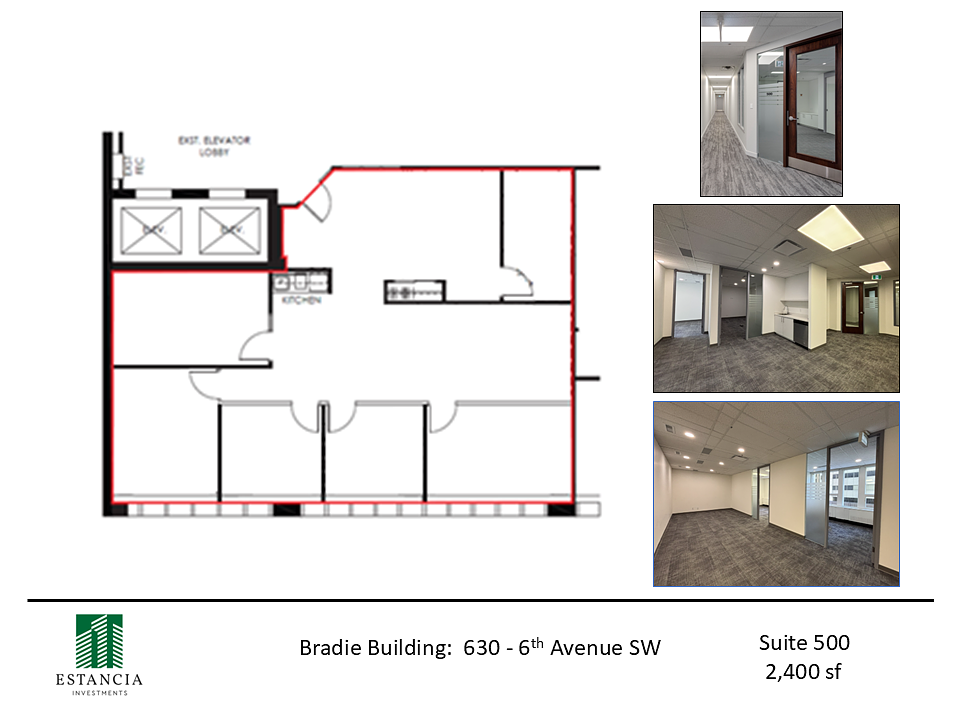500 - 630 6 Avenue Southwest, Calgary, AB floorplan
