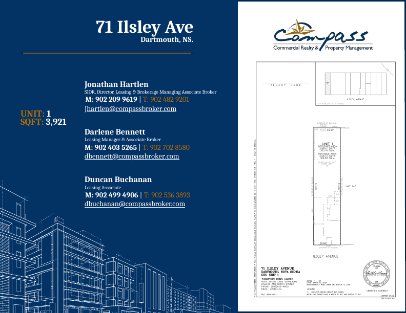 Unit 1 - 71 Ilsley Avenue, Dartmouth, NS floorplan