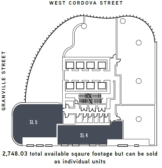 SL4 - 320 Granville Street, Vancouver, BC floorplan