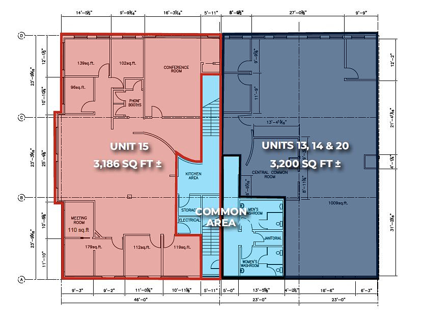 258 & 262 - 150 Chippewa Road, Sherwood Park, AB floorplan