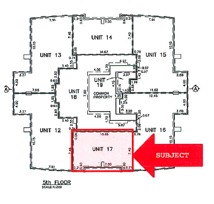 511 - 888 4 Avenue Southwest, Calgary, AB floorplan