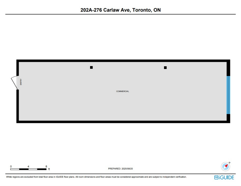 202A - 276 Carlaw Ave, Toronto, ON floorplan