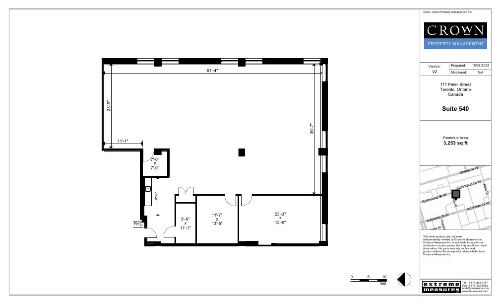 540 - 111 Peter Street, Toronto, ON floorplan