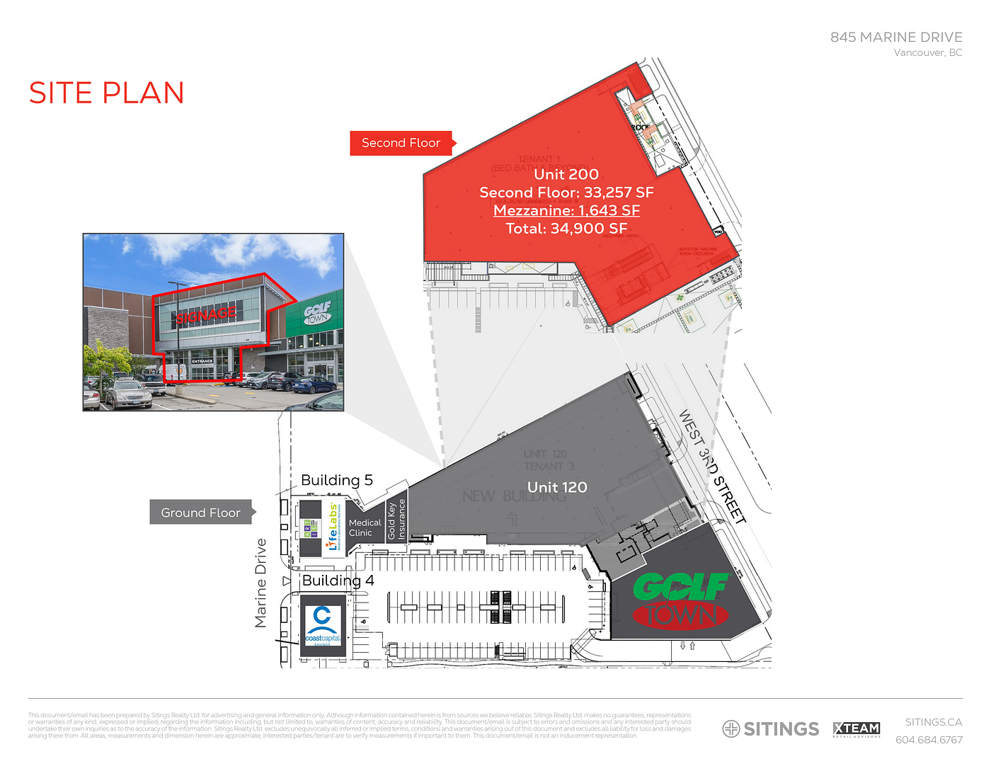 200 - 845 Marine Drive, North Vancouver, BC floorplan