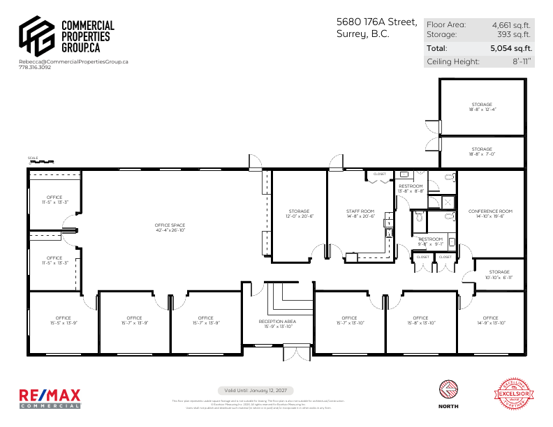 5680 176A Street, Surrey, BC floorplan