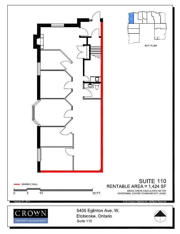110 - 5405 Eglinton Avenue West, Toronto, ON floorplan