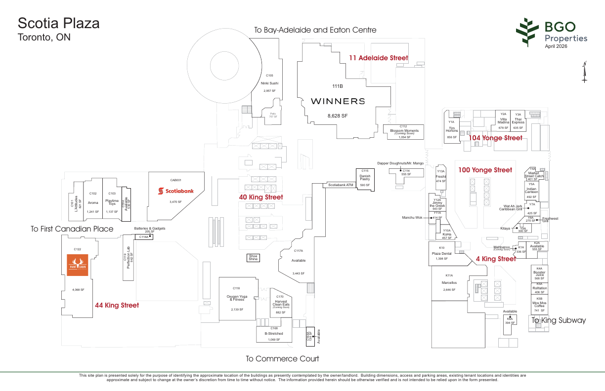 K2A - 4 King Street West, Toronto, ON floorplan