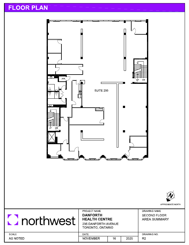 200 - 235 Danforth Avenue, Toronto, ON floorplan