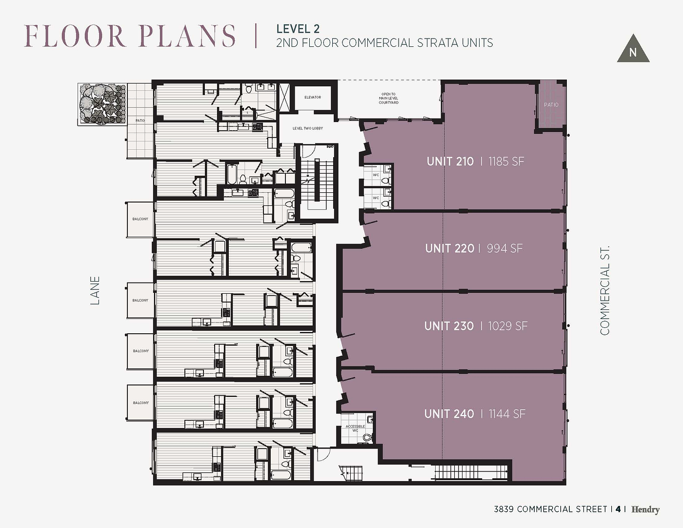 CRU 3 - 3839 Commercial Street, Vancouver, BC floorplan