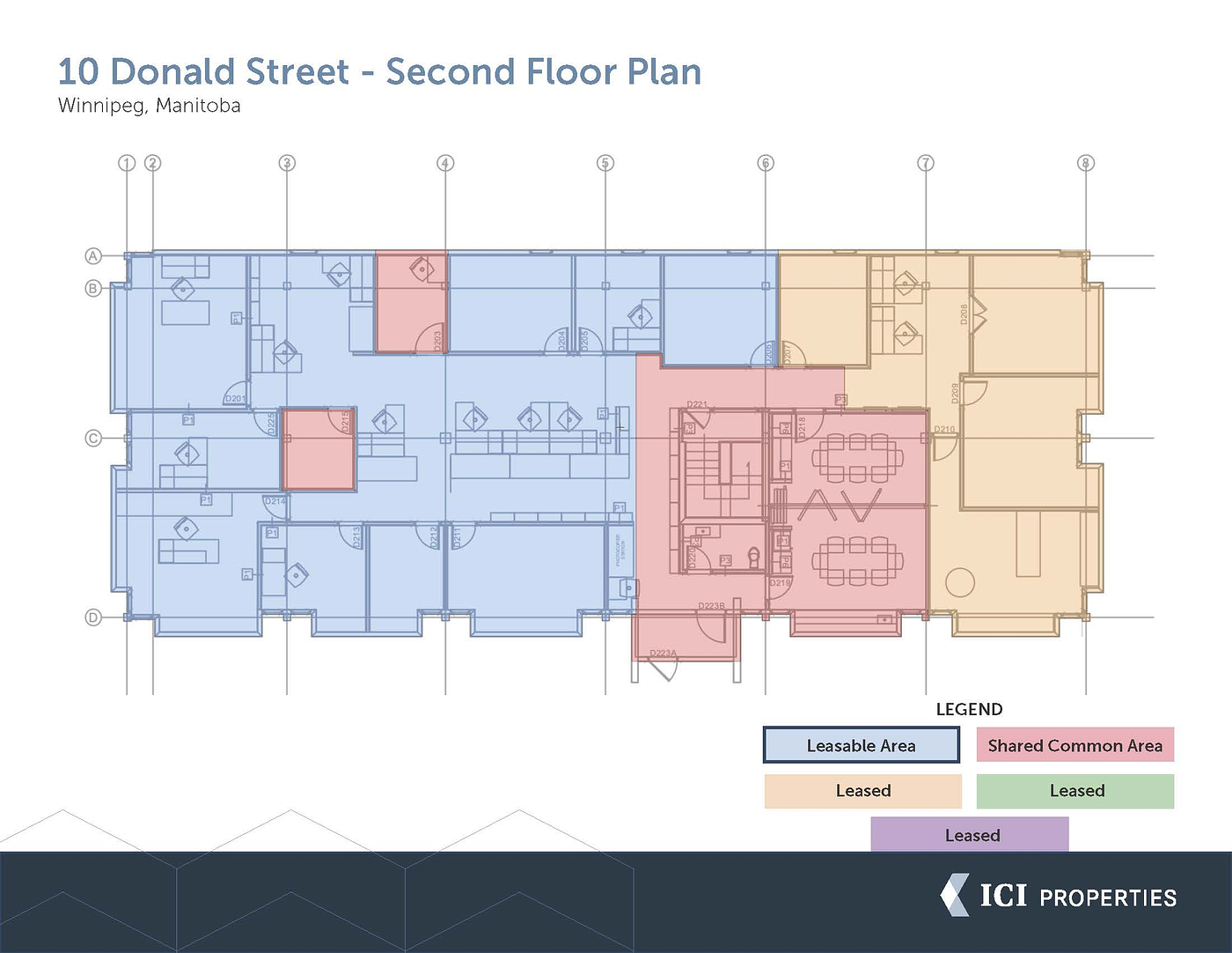 201 - 10 Donald Street, Winnipeg, MB floorplan