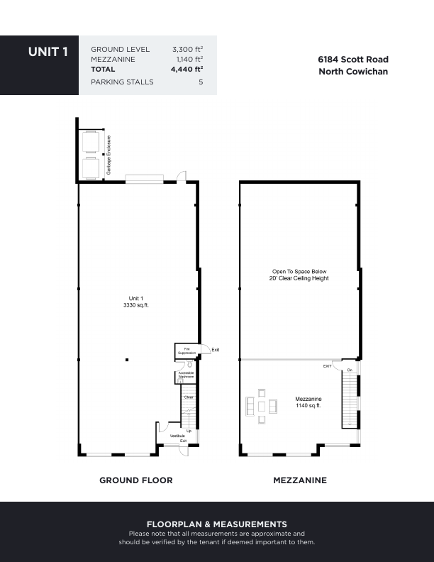 1 - 6184 Scott Road, Duncan, BC floorplan