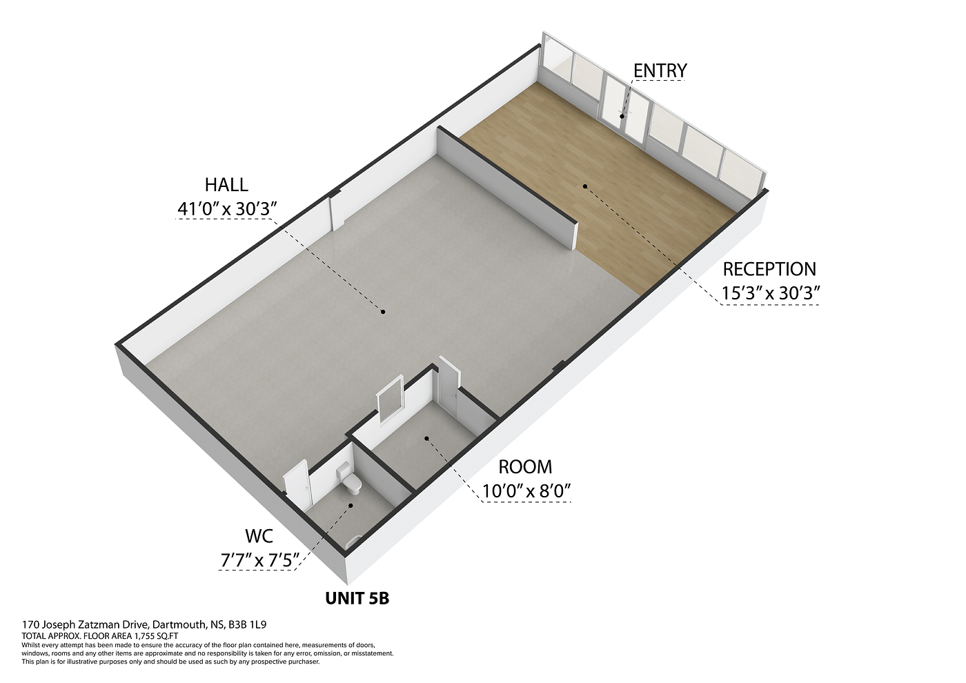 Unit 5B - 170 Joseph Zatzman Drive, Dartmouth, NS floorplan