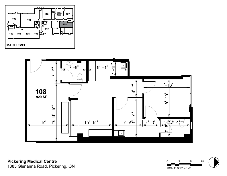 108 - 1885 Glenanna Rd, Pickering, ON floorplan