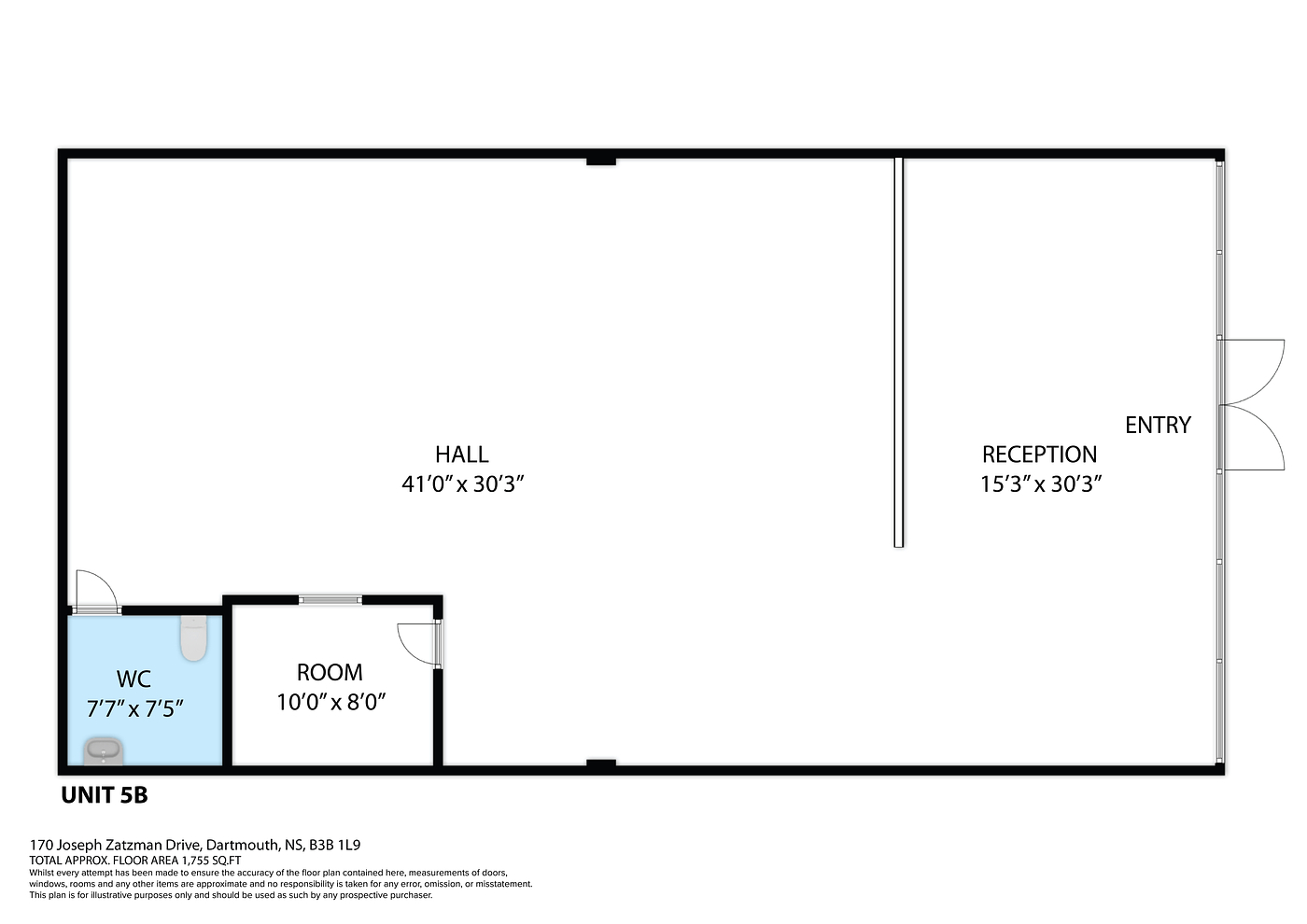 Unit 5B - 170 Joseph Zatzman Drive, Dartmouth, NS floorplan
