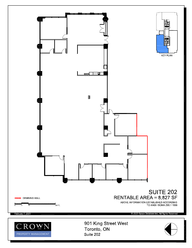 202 - 901 King Street West, Toronto, ON floorplan