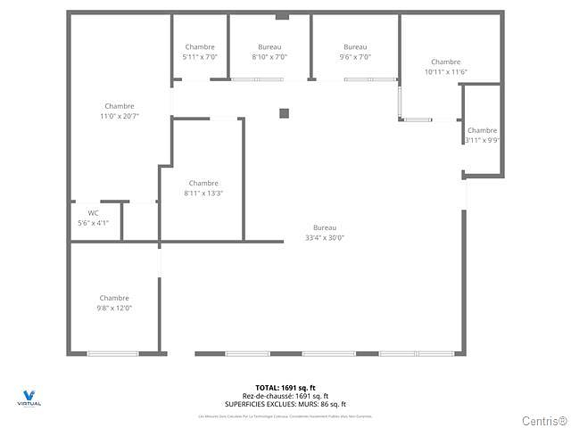 local A - 200 Boulevard Saint-Joseph, Gatineau, QC floorplan