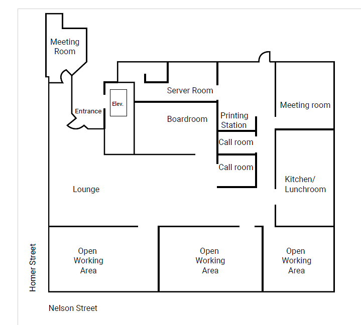 201 - 990 Homer St, Vancouver, BC floorplan