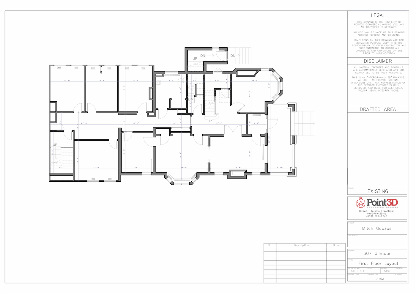307 Gilmour St, Ottawa, ON floorplan