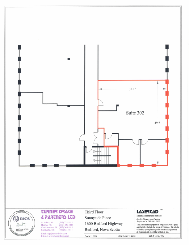302 - 1600 Bedford Hwy, Bedford, NS floorplan