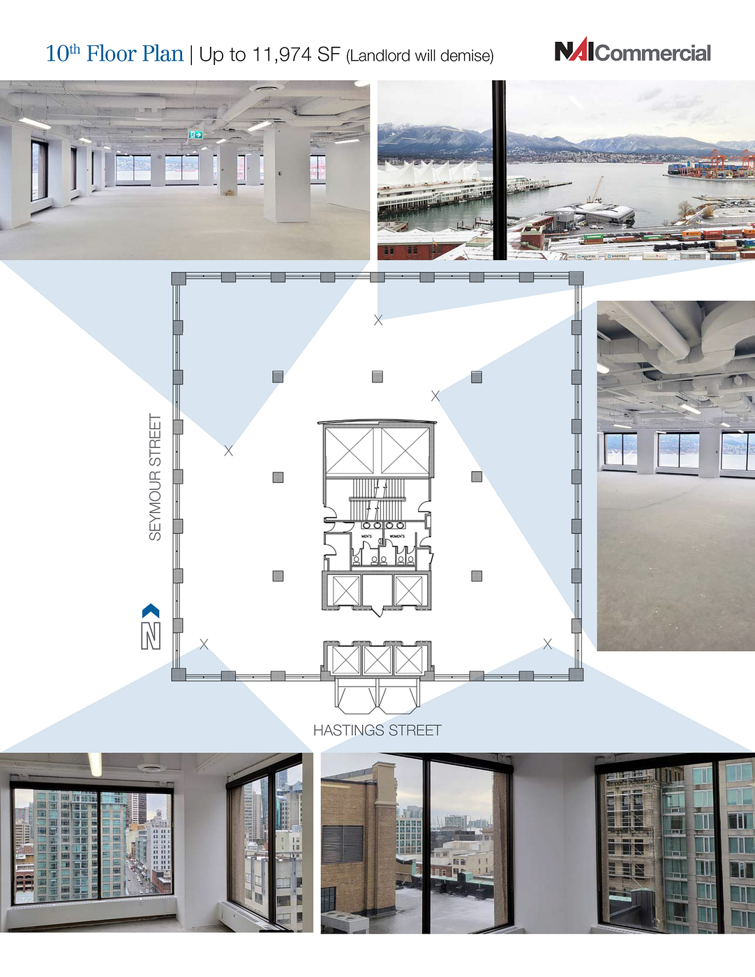 1000 - 555 West Hastings Street, Vancouver, BC floorplan