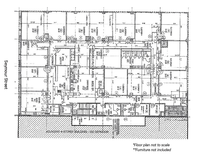 2nd Floor - 540 Seymour Street, Vancouver, BC floorplan