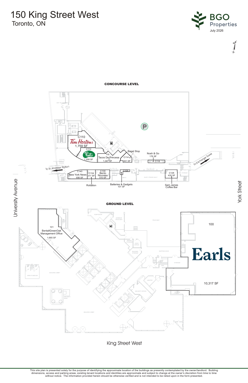 C-114 - 150 King Street West, Toronto, ON floorplan
