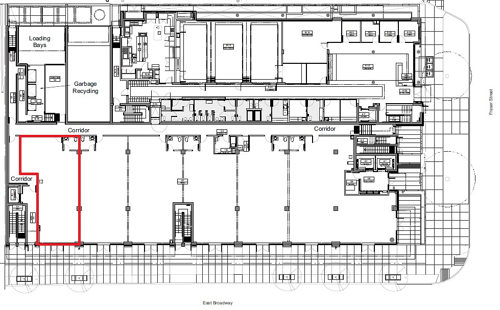 651 E Broadway, Vancouver, BC floorplan