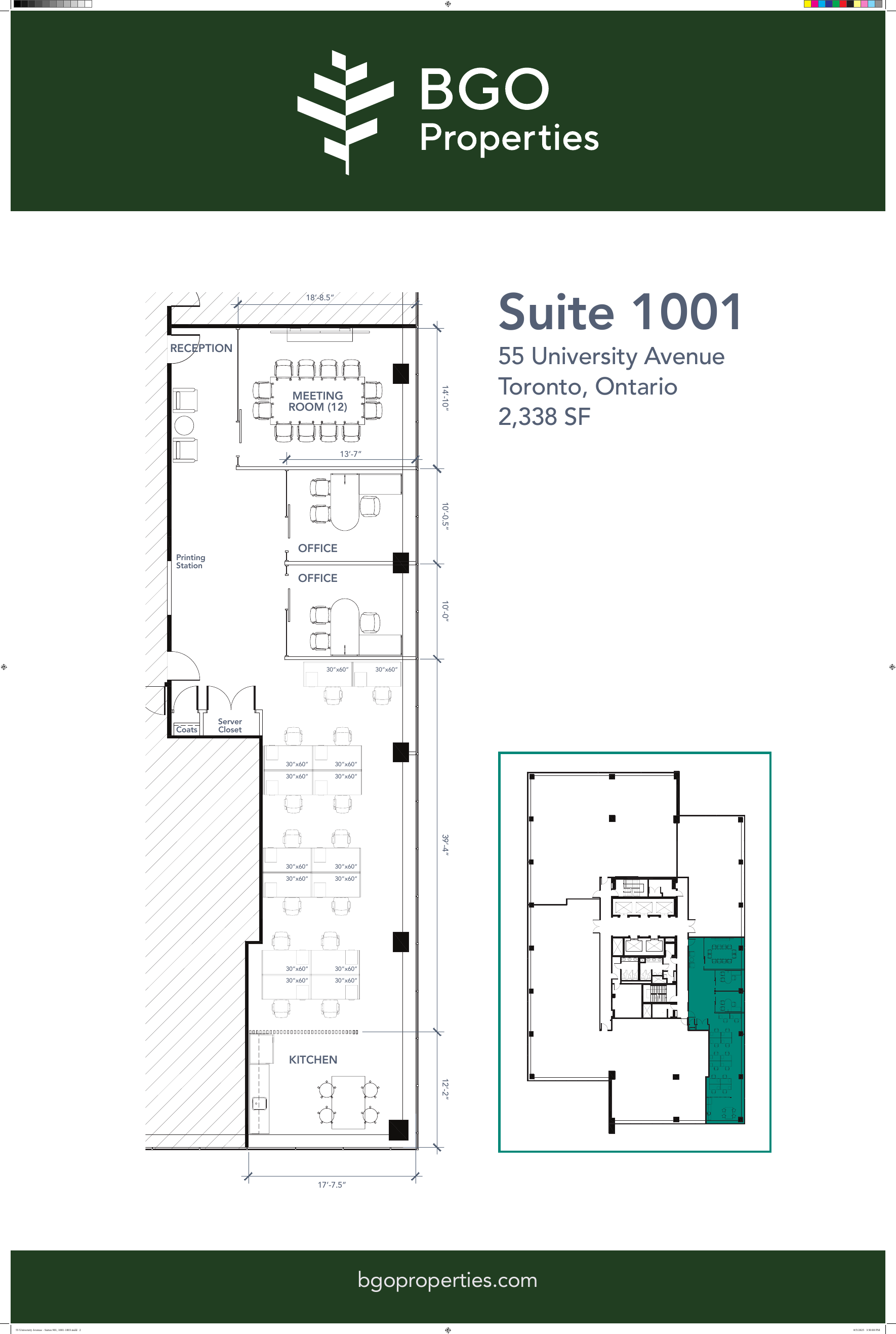 1001 - 55 University Avenue, Toronto, ON floorplan