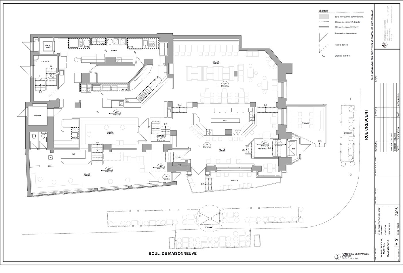 2010 - 2010 Rue Crescent, Montréal, QC floorplan