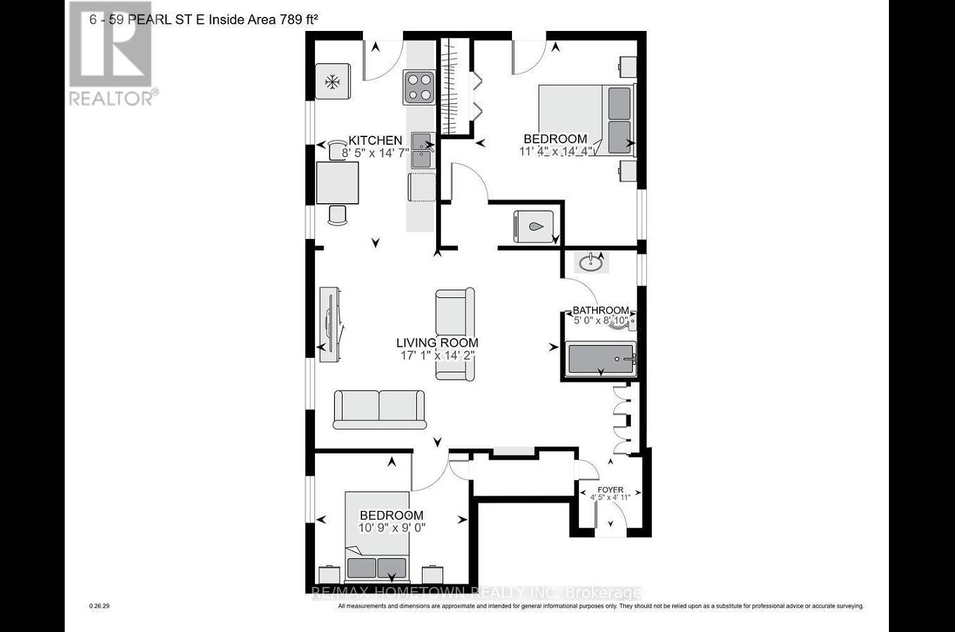 61 - 61 Pearl Street East, Brockville, ON floorplan