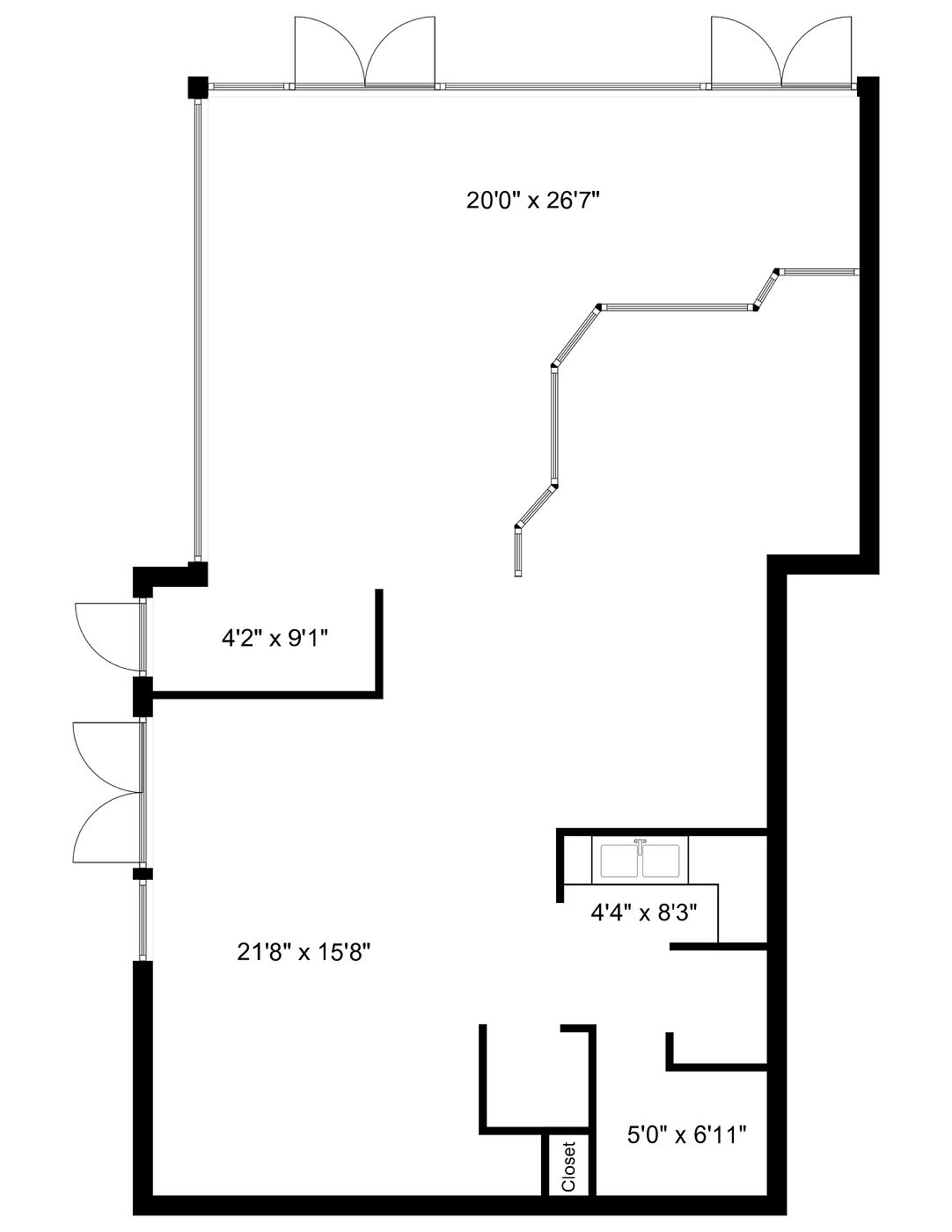 100 - 7031 Westminster Hwy, Richmond, BC floorplan
