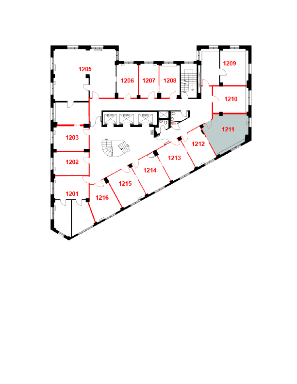 1211 - 207 West Hastings Street, Vancouver, BC floorplan