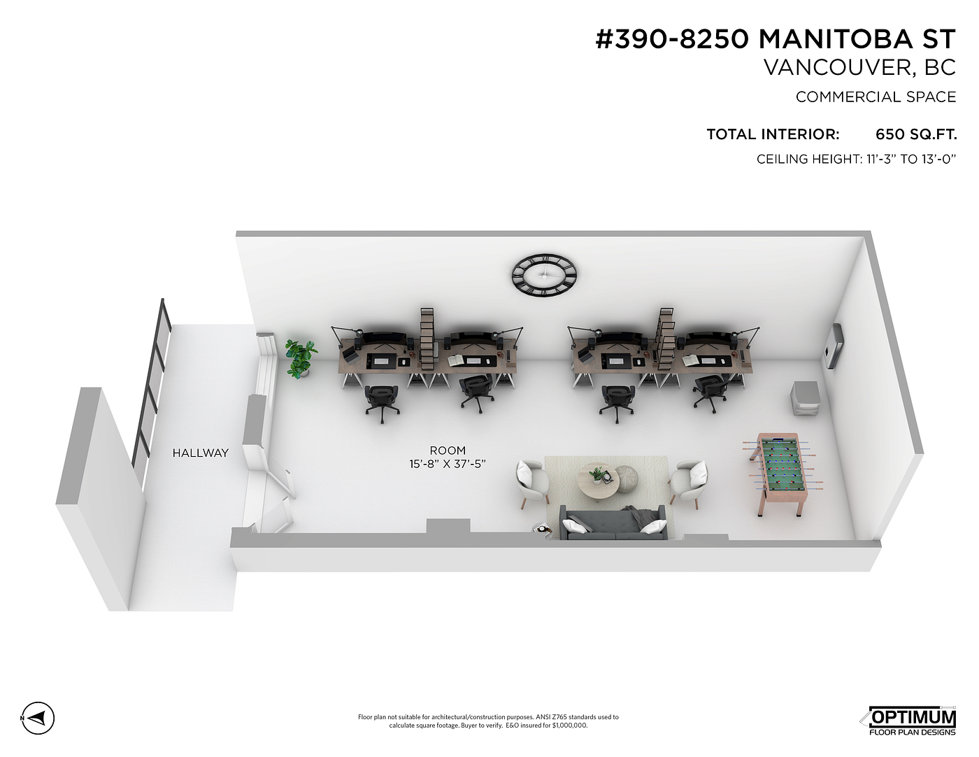 390 - 8250 Manitoba Street, Vancouver, BC floorplan