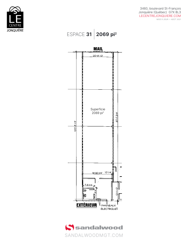 0031 - 3460 Boulevard Saint François, Saguenay, QC floorplan