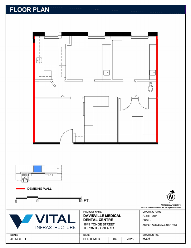 306 - 1849 Yonge St, Toronto, ON floorplan