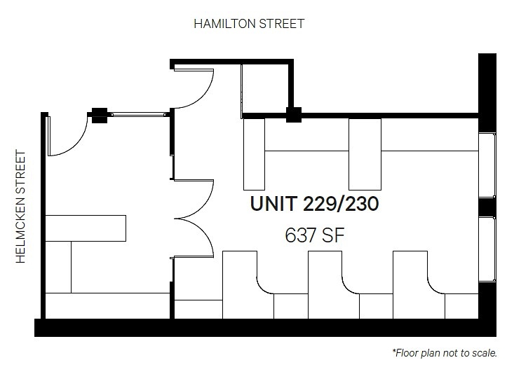 229/230 - 1118 Homer St, Vancouver, BC floorplan