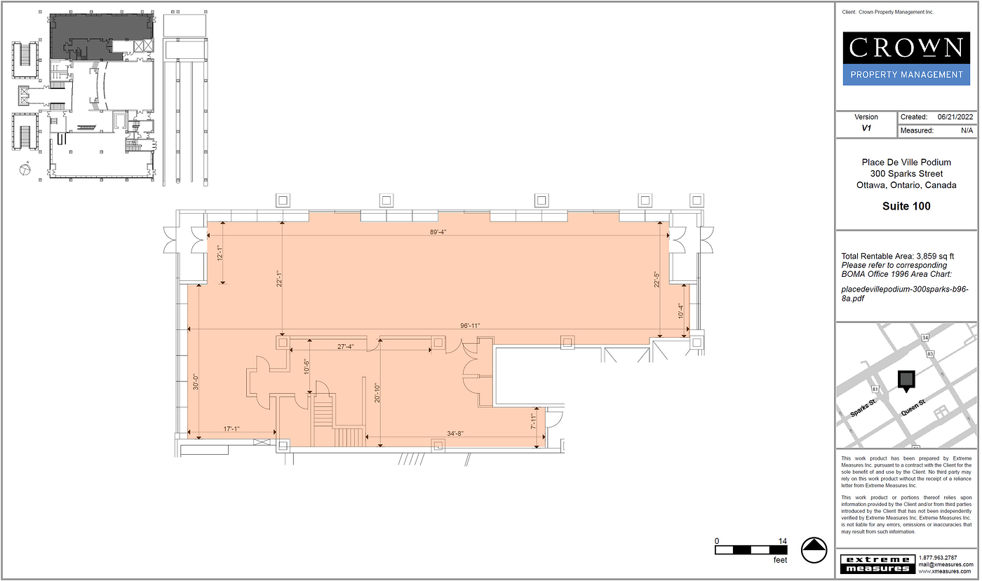 300 Sparks Street, Ottawa, ON floorplan