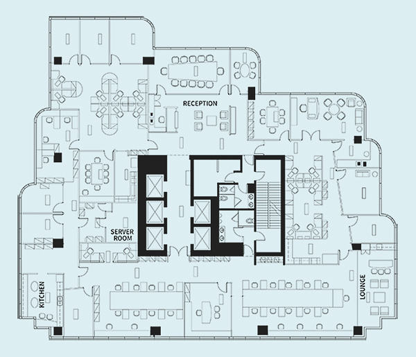 1700 - 1095 West Pender Street, Vancouver, BC floorplan