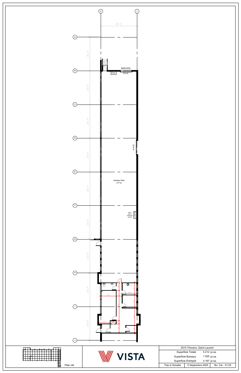 1 - 3515 Boulevard Thimens, Montréal, QC floorplan