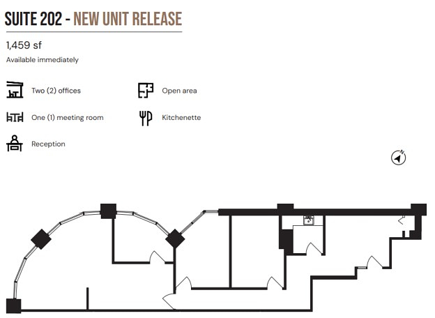 202 - 4555 Kingsway, Burnaby, BC floorplan