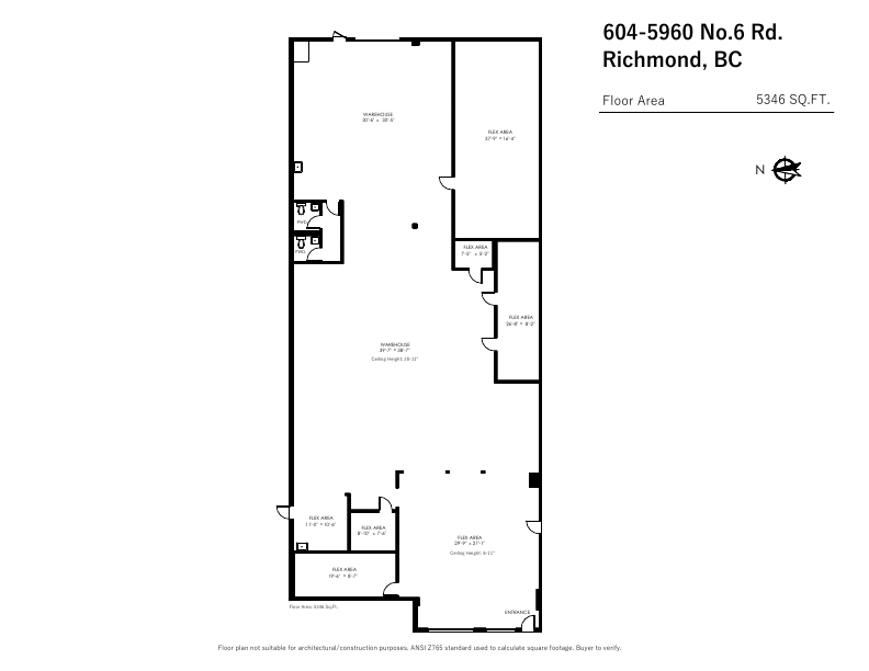 603-605 - 5960 Number 6 Road, Richmond, BC floorplan