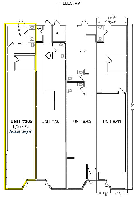205 - 205 10 Street Northwest, Calgary, AB floorplan