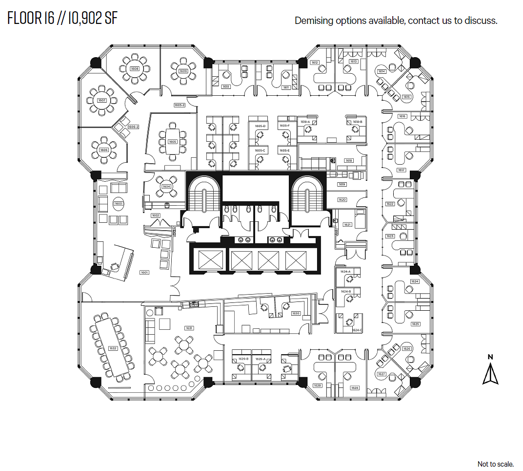 Floors 15-17 - 333 Seymour St, Vancouver, BC floorplan