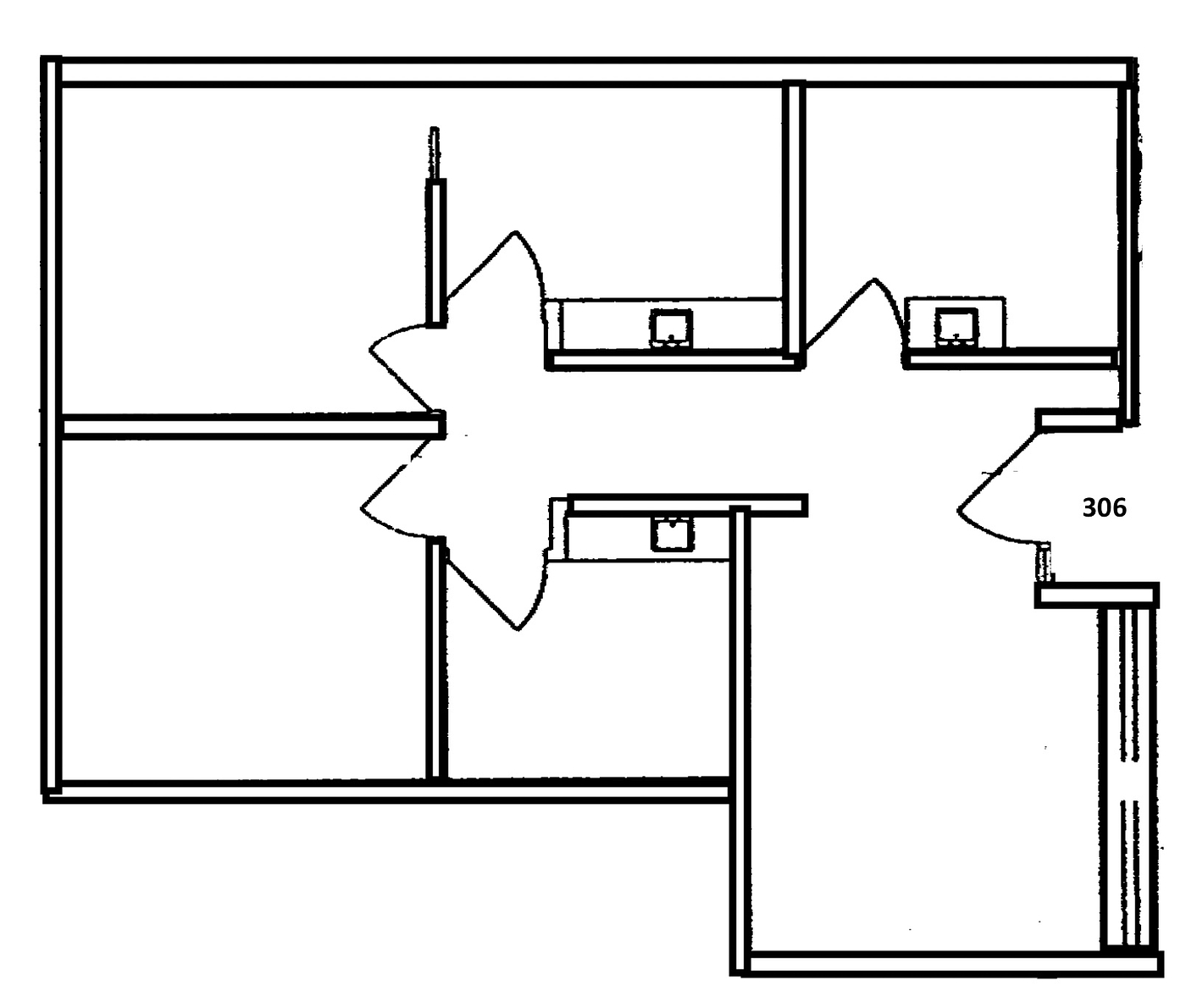 306 - 888 West 8th Avenue, Vancouver, BC floorplan