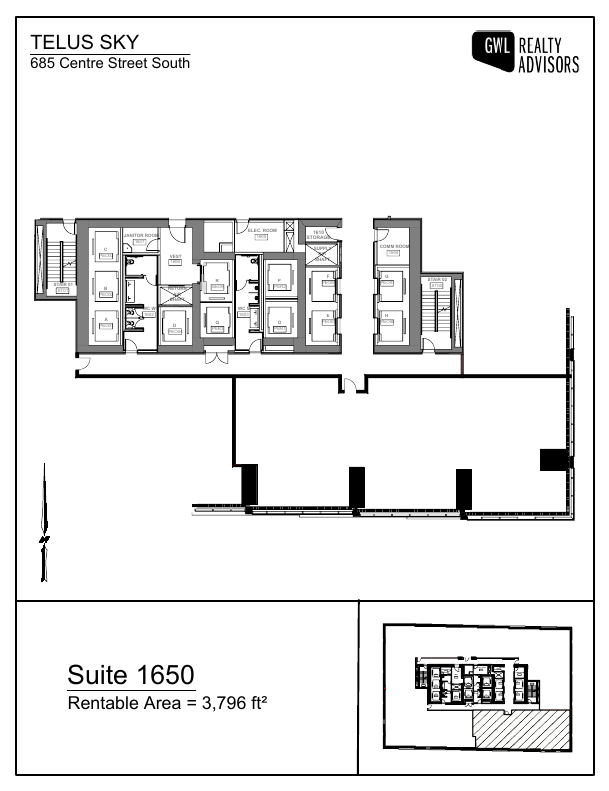 1650    - Show Suite - 685 Centre Street South, Calgary, AB floorplan
