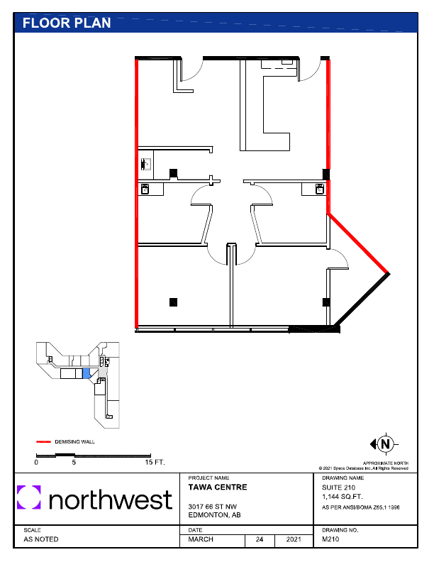 210 - 3017 66 St NW, Edmonton, AB floorplan