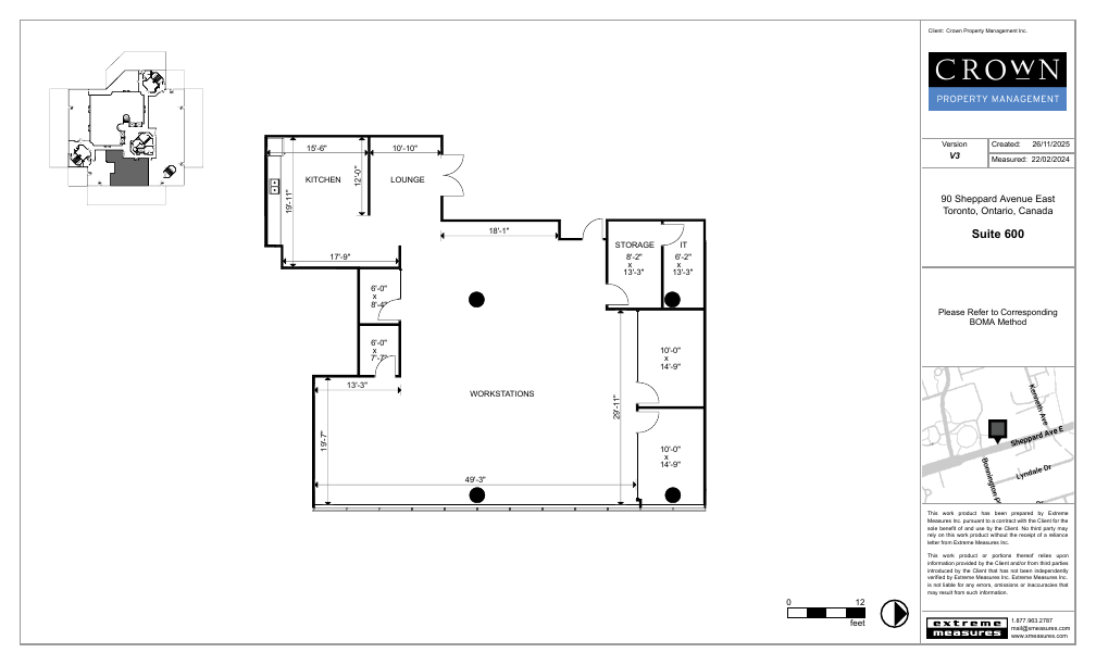 600 - 90 Sheppard Avenue East, Toronto, ON floorplan