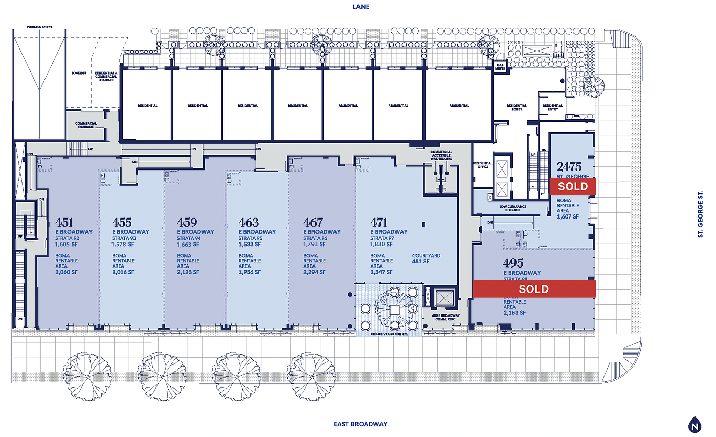 471 - 471 East Broadway, Vancouver, BC floorplan